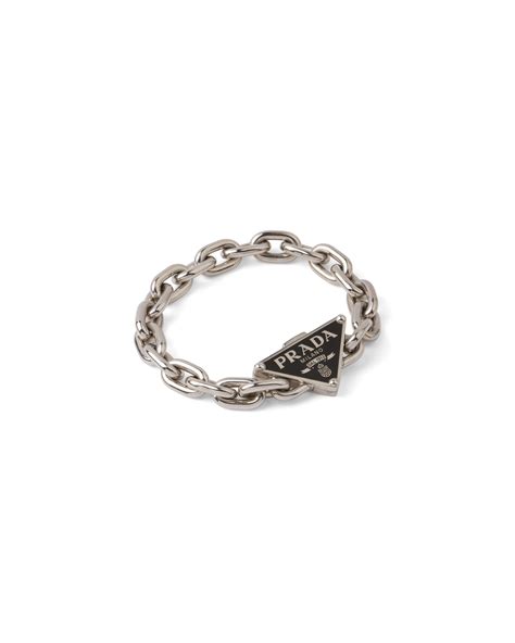 prada bracelet silver